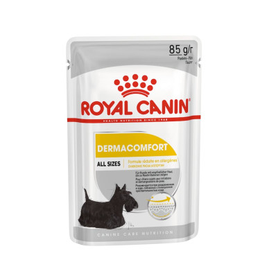 Royal Canin Dermacomfort All Sizes – Hrană Umedă Pate pentru Câini, 85 g